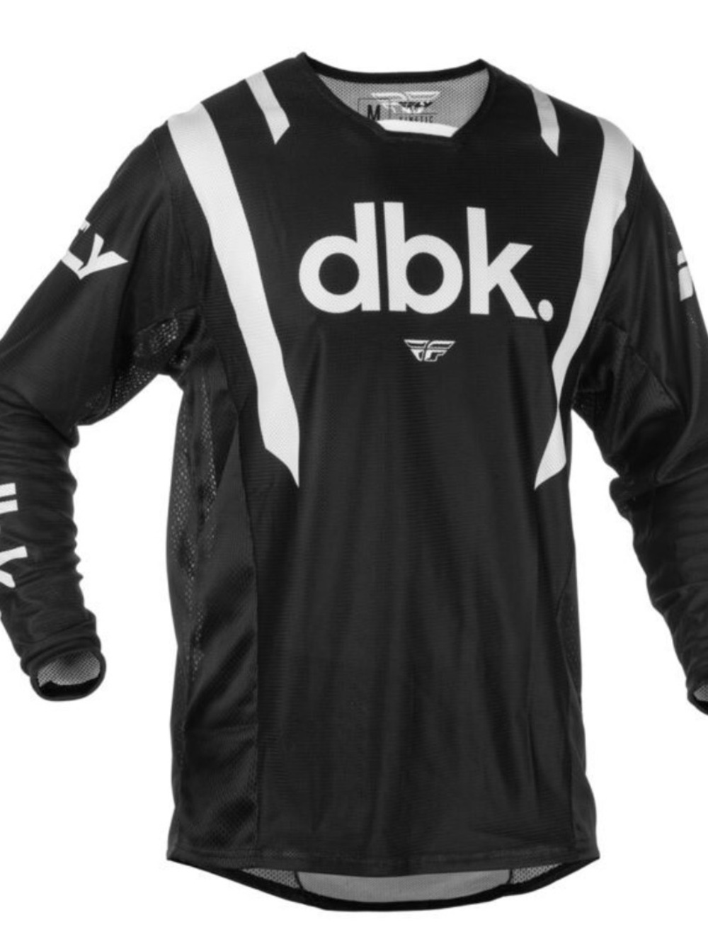 dbk Black and White Men's Riding Jersey
